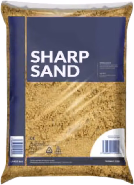 20 x 25kg Bags of Unbranded Sharp Grit Sand