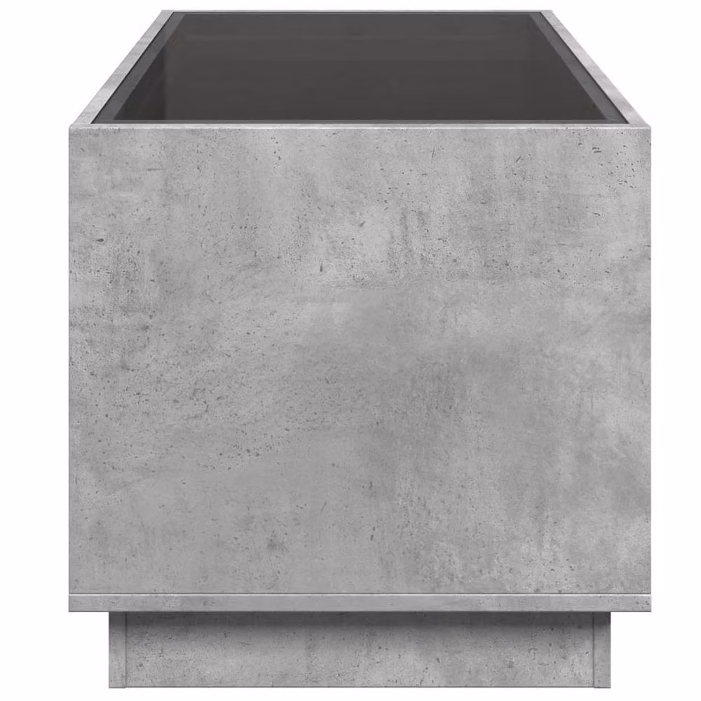 Berkfield Home Infinity LED Coffee Table in Concrete Grey, W/D/H: 70 x 50 x 50 cm – 4
