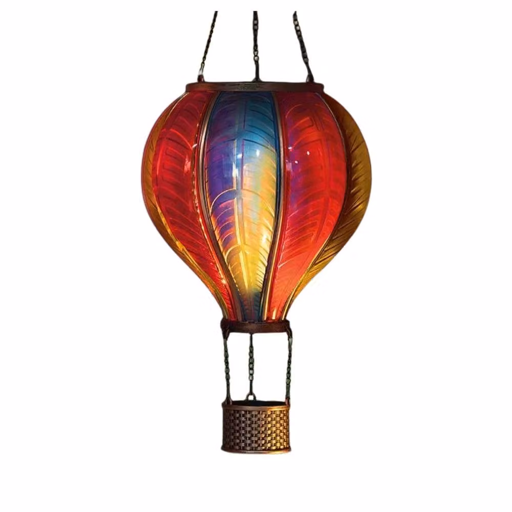 Marco Paul XXL Solar Rainbow Flaming Balloon Light, Multicolour – 2