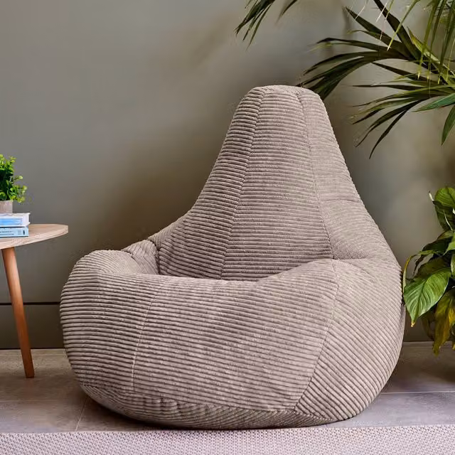 icon Dalton Gaming Bean Bag Chair Set of 2 in Stone