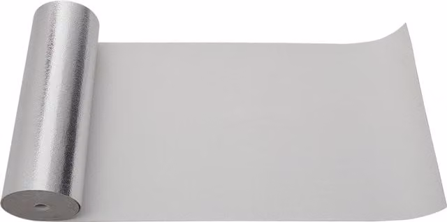 Livingandhome Self-Adhesive White and Silver Vinyl Wallpaper Roll, Washable and Moisture-Resistant