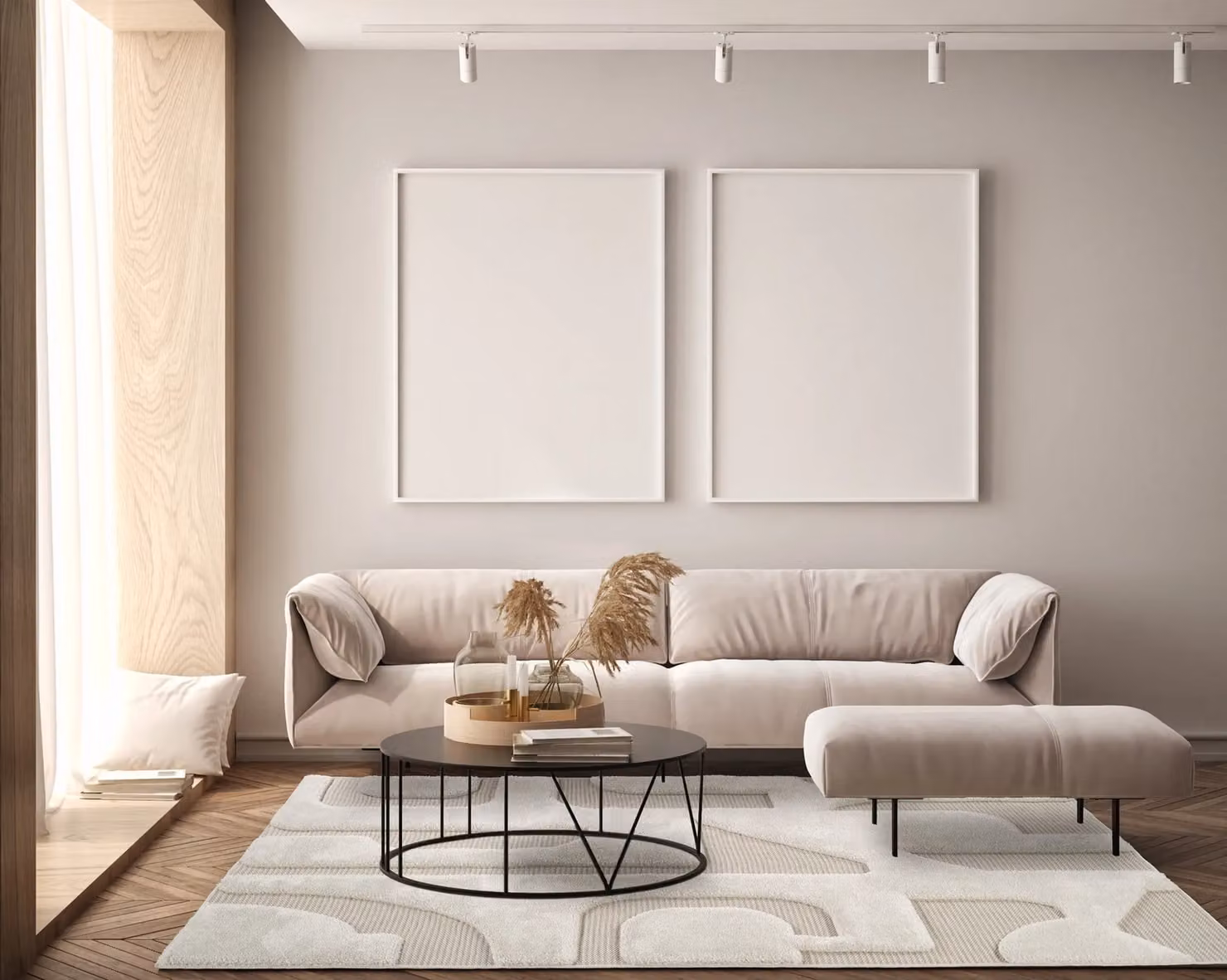 Desire Rugs Freya Contemporary 3D Embossed Boho Geometric Area Rug in Beige and White, W: 160 cm, L: 230 cm – 2