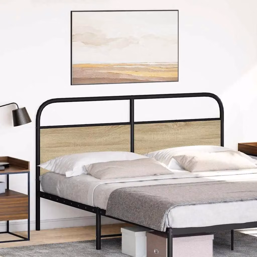 Berkfield Home Sonoma Oak Headboard in Brown, Width: 160 cm – 2