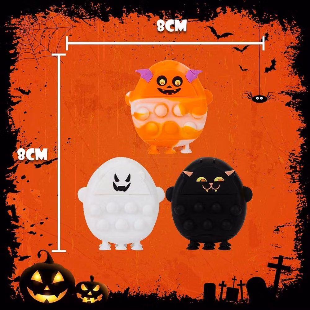 VFM e-Store Halloween Pop It Bubble Sensory Fidget Toys, 4 Pack, Multicolour – 2