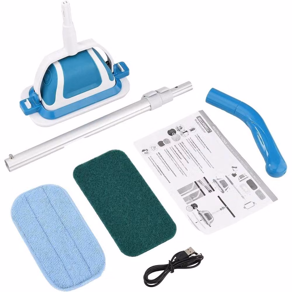 FLAVORA Cordless Rechargeable Multi Vibration Massager in Blue – 5