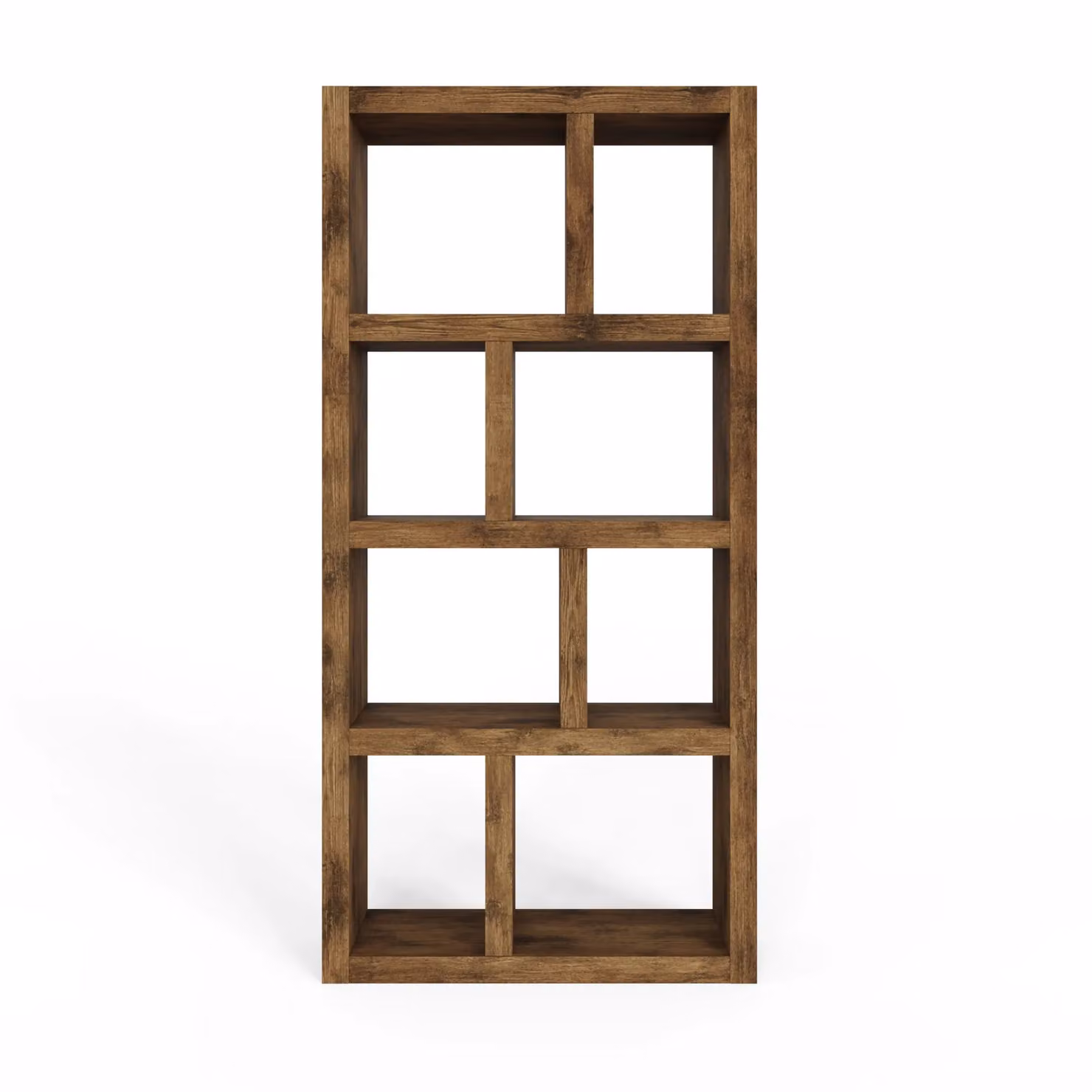 GFW Jakarta Tall Open Shelving Unit in Brown Mango Wood – 2