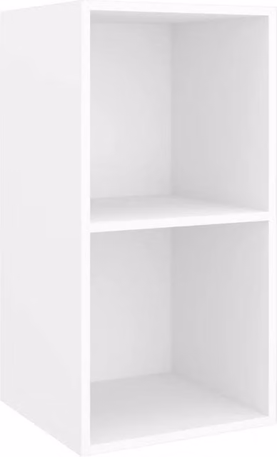 Berkfield Home Wall-mounted TV Cabinet in White, W/D/H: 37 x 37 x 72 cm