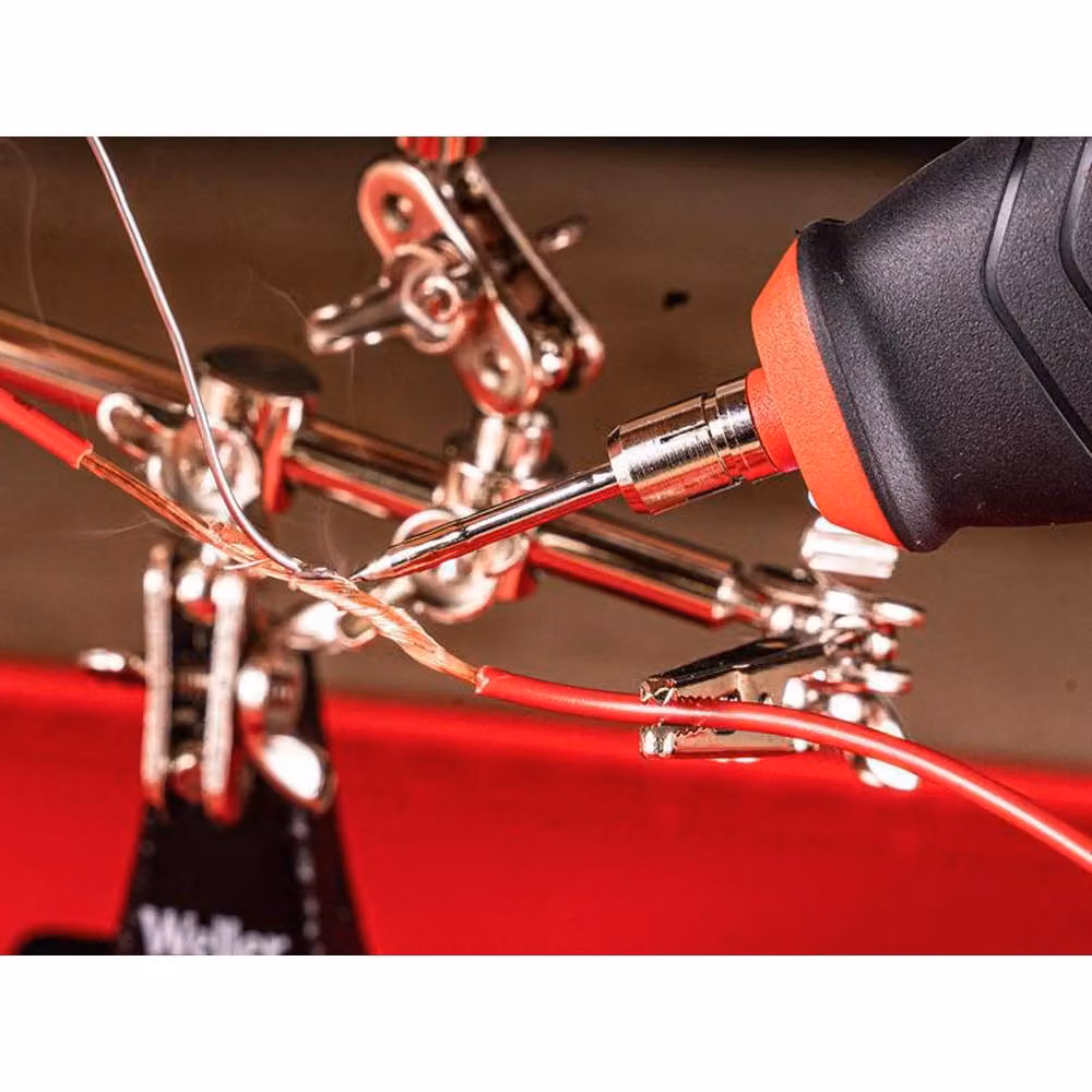 Weller WLIBA4EU Cordless 4.5W Soldering Iron in Red with Rechargeable Battery – 4