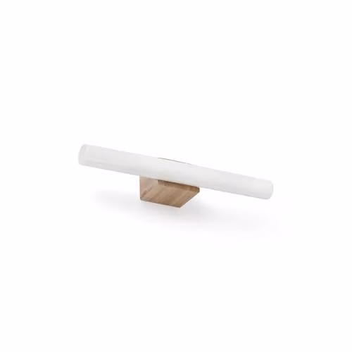 Netlighting Calma Brown Wood Bathroom Wall Lamp S14D IP44 5W