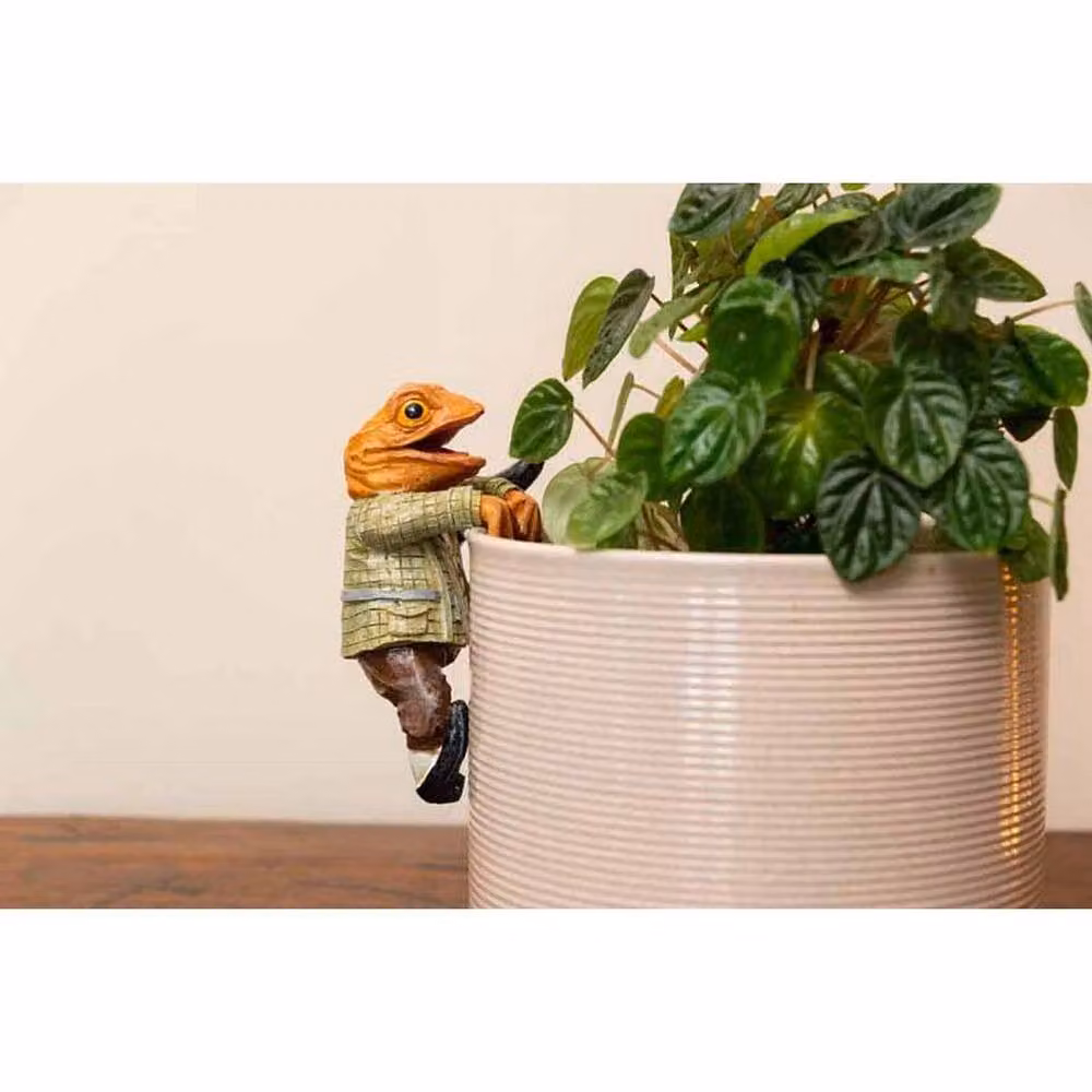 Jardinopia Mr Toad In His Suit Hanging Ornament in Orange and Multicolour – 2
