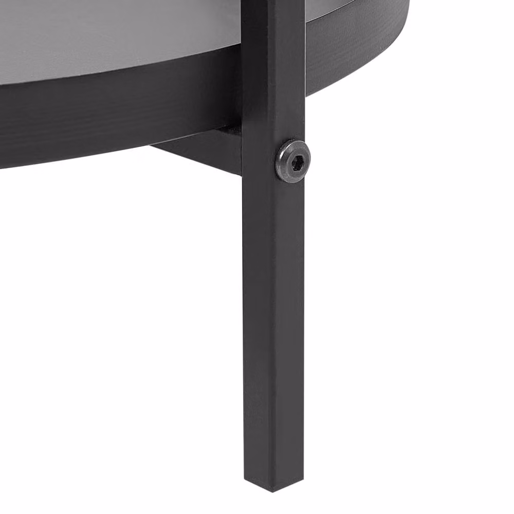 Wyld and Coco Black Metal Industrial Plant Stand, H 160 x W 35 x D 35 cm – 4