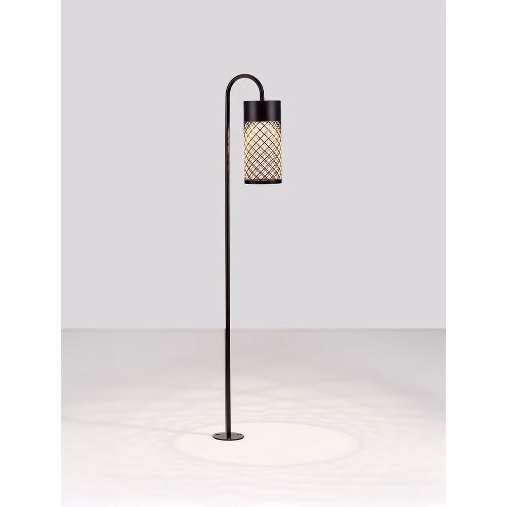 Netlighting Motley Outdoor LED Bollard, Black, Height: 100 cm – 2