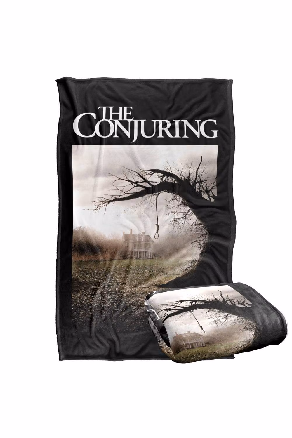 Warner Bros. The Conjuring Poster Extra Large Super Soft Fluffy Polyester Throw Blanket in Multicolour – 2