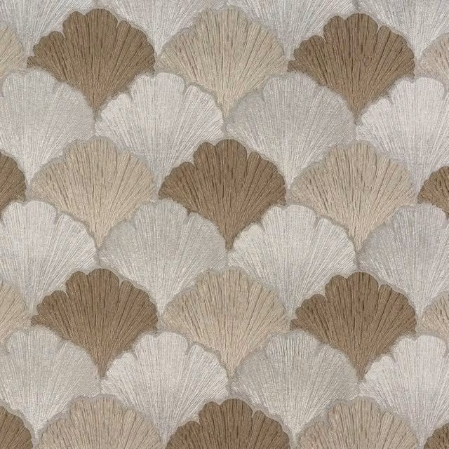 Terrys Floral Nature Fabric in Gold and Beige