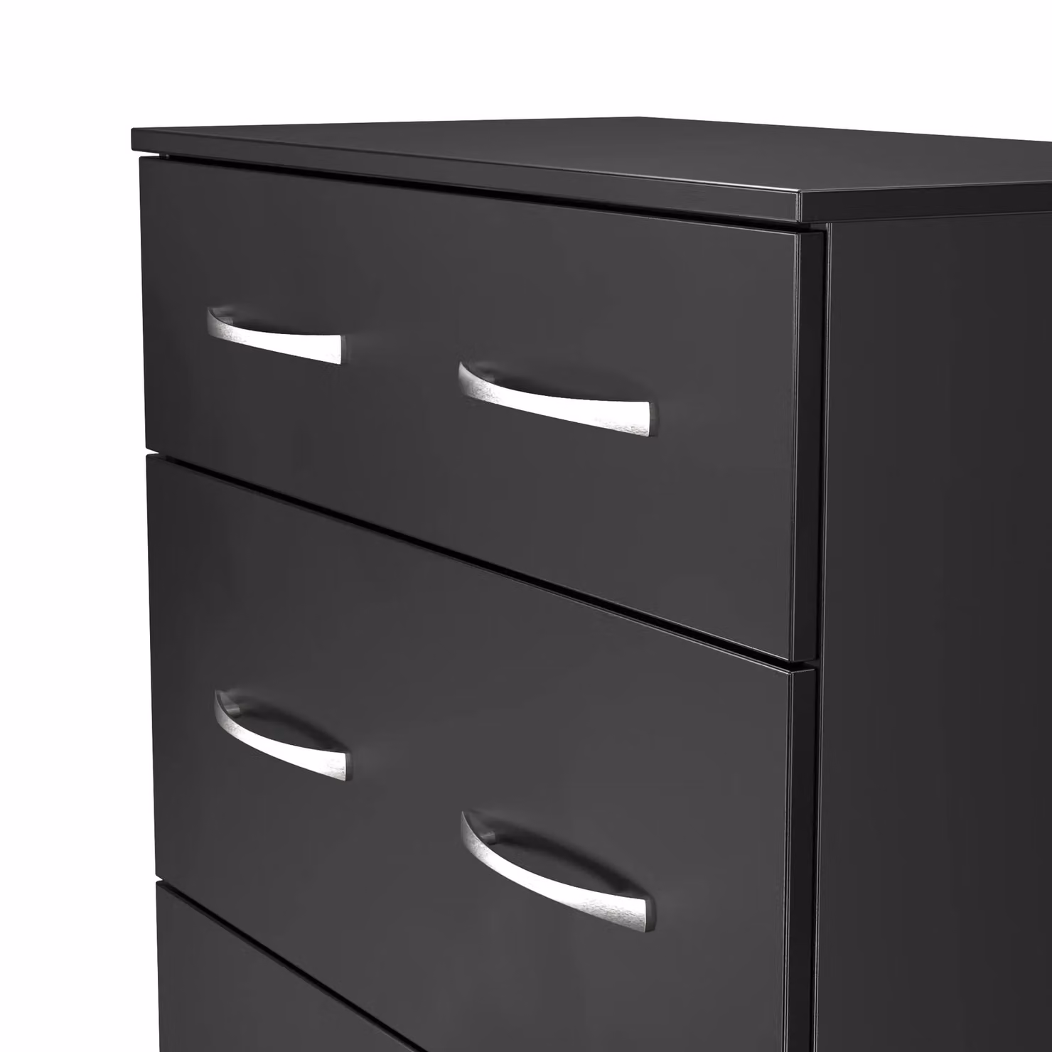 2 U Hampshire Ready Assembled 3 Drawer Deep Chest in Black – 4