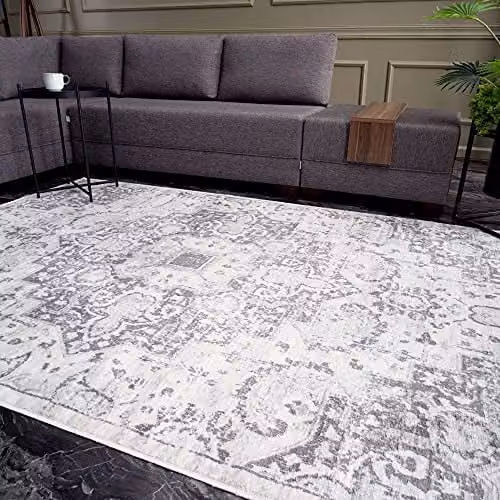 THE RUGS Montana Vintage Grey Area Rug, W/D: 80 x 150 cm