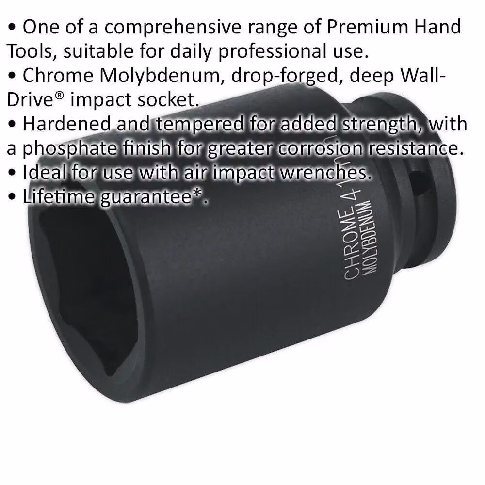 Loops 41mm Forged Deep Impact Socket 3/4 Inch Sq Drive Chromoly Wrench Socket – 2