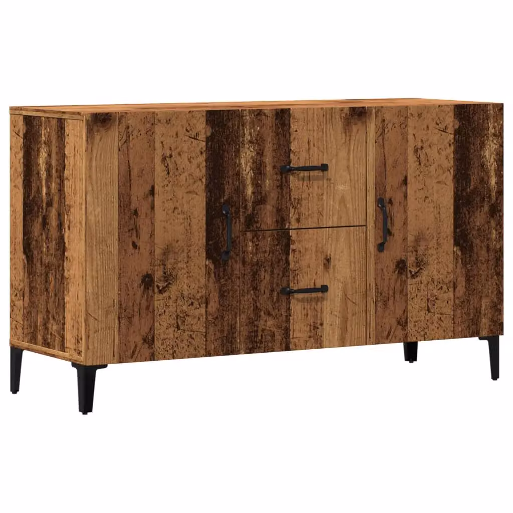 Berkfield Home Classic Sideboard in Brown Old Wood, W/D/H: 100 x 36 x 60 cm – 2
