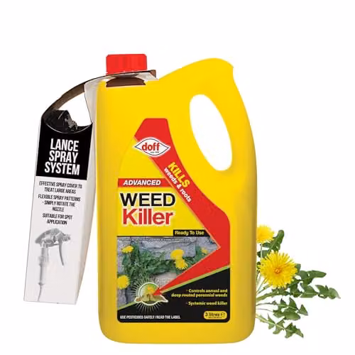 Doff Glyphosate Weedkiller RTU 3 l in Yellow – 1
