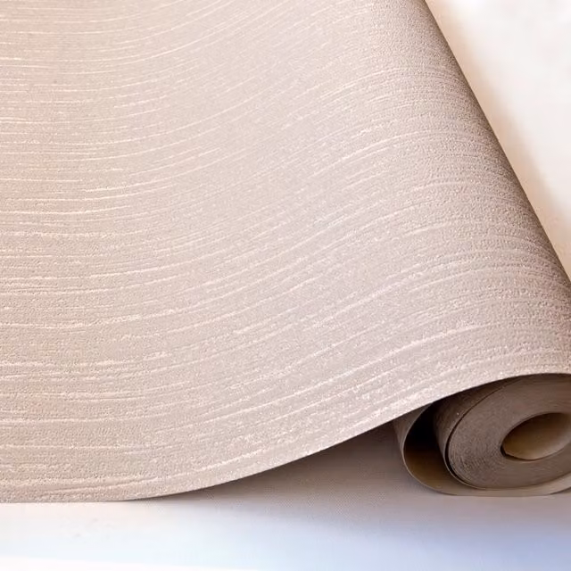 Grandeco Glitz Abstract Wallpaper in Taupe, White and Beige