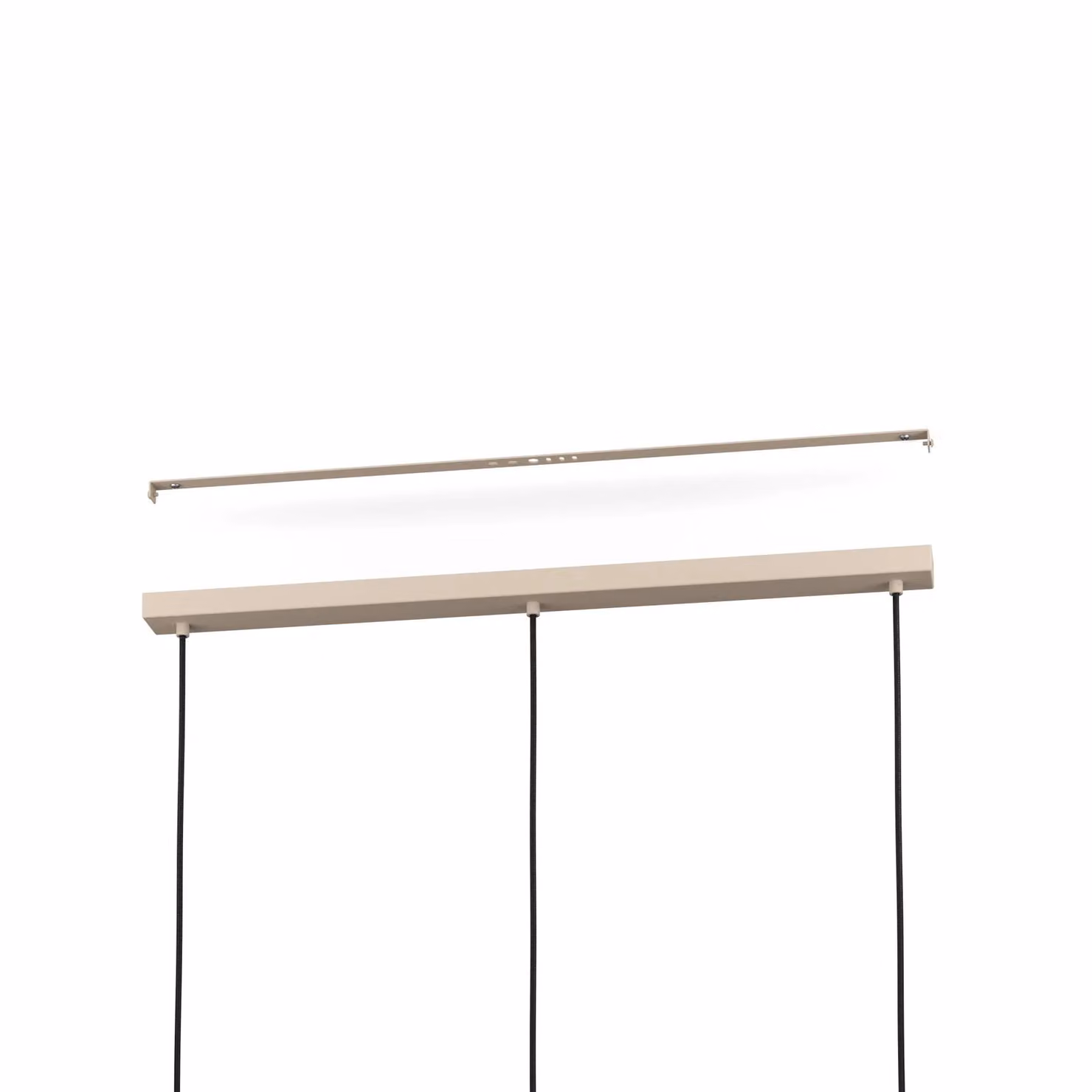 Eglo Cambaito 3 Light Metal Pendant Lamp in Sand and Black – 2