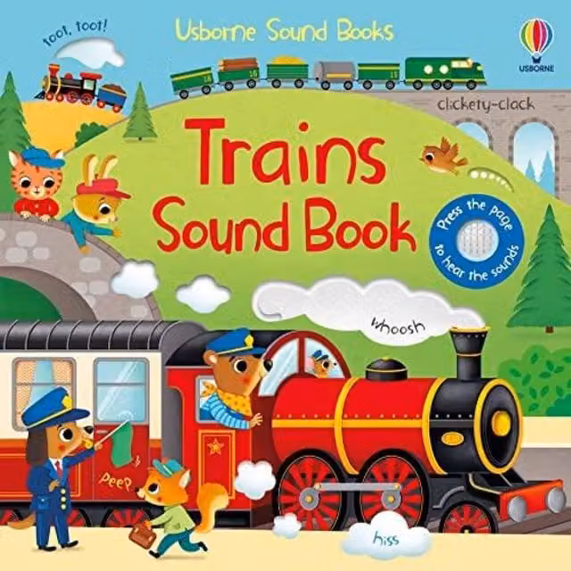 Sam Taplin Trains Sound Board Book, Multicolour