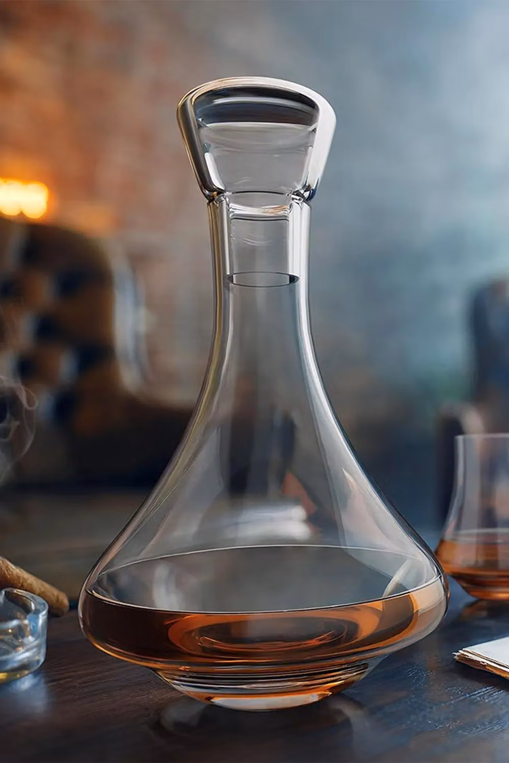 Final Touch Revolve Spirits Decanter with Stopper, 750ml, Clear – 2