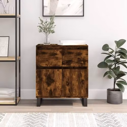 vidaXL Modern Sideboard in Brown, W/D/H: 60 x 35 x 70 cm – 2