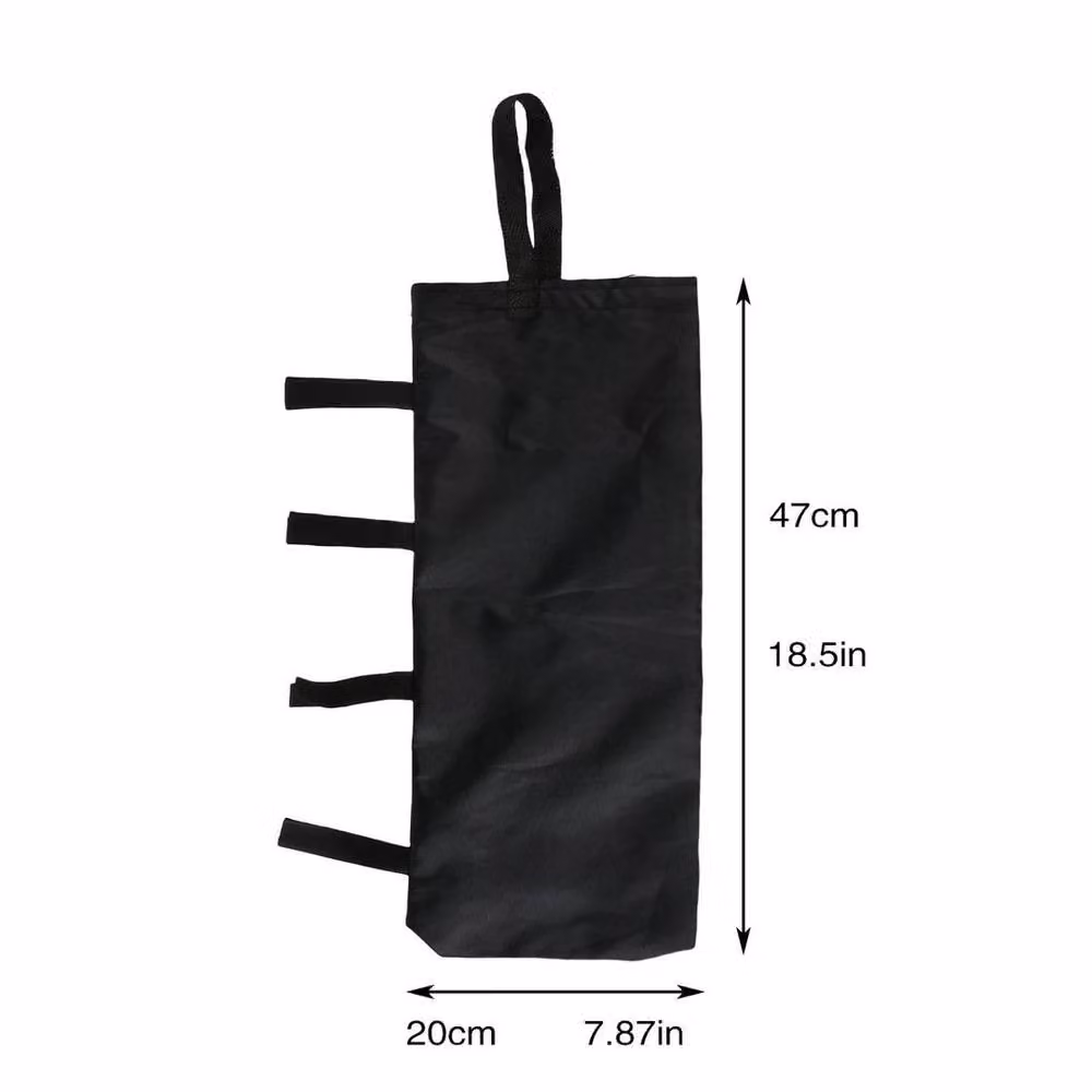 SPETLEK 4-Pack Black PVC Gazebo Foot Weights for Marquee, Party Tents, Awnings and Parasols – 4