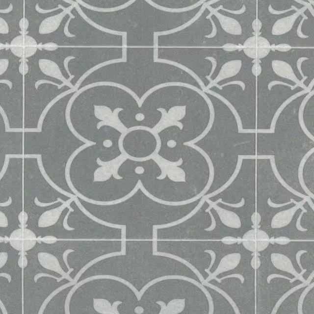 Vinyl Flooring UK Grey Designer Effect Non Slip Sheet Vinyl Flooring W: 100 cm, L: 200 cm, Thickness: 0.2 cm