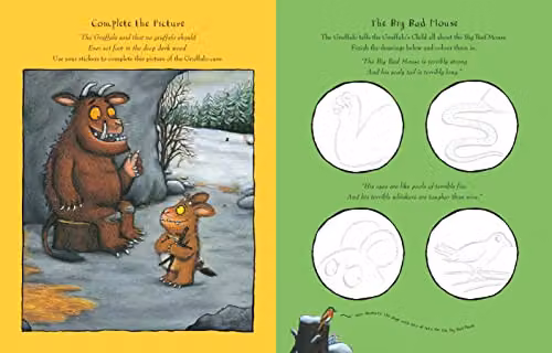 Macmillan The Gruffalo's Child Sticker Book, Multicolour Paper Sticker Book – 2