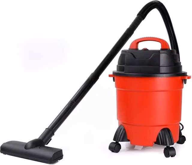 VOGREX 15L Wet and Dry Bagless Cylinder Vacuum Cleaner in Red – 1