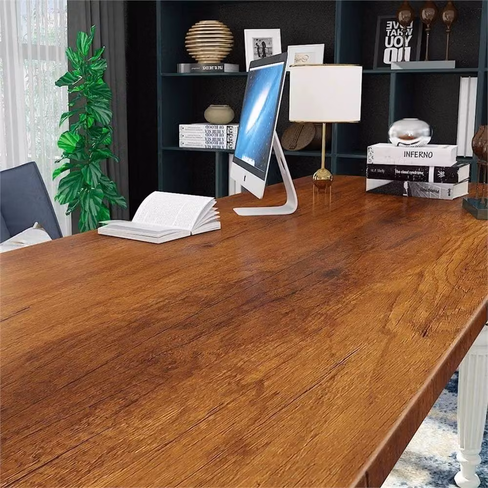 SPETLEK Brown Wood Effect Self Adhesive Waterproof Vinyl Wrap Film, W: 100 cm, H: 200 cm – 2