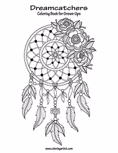 Dreamcatchers Coloring Book for Grown-Ups Volume 1 by Createspace