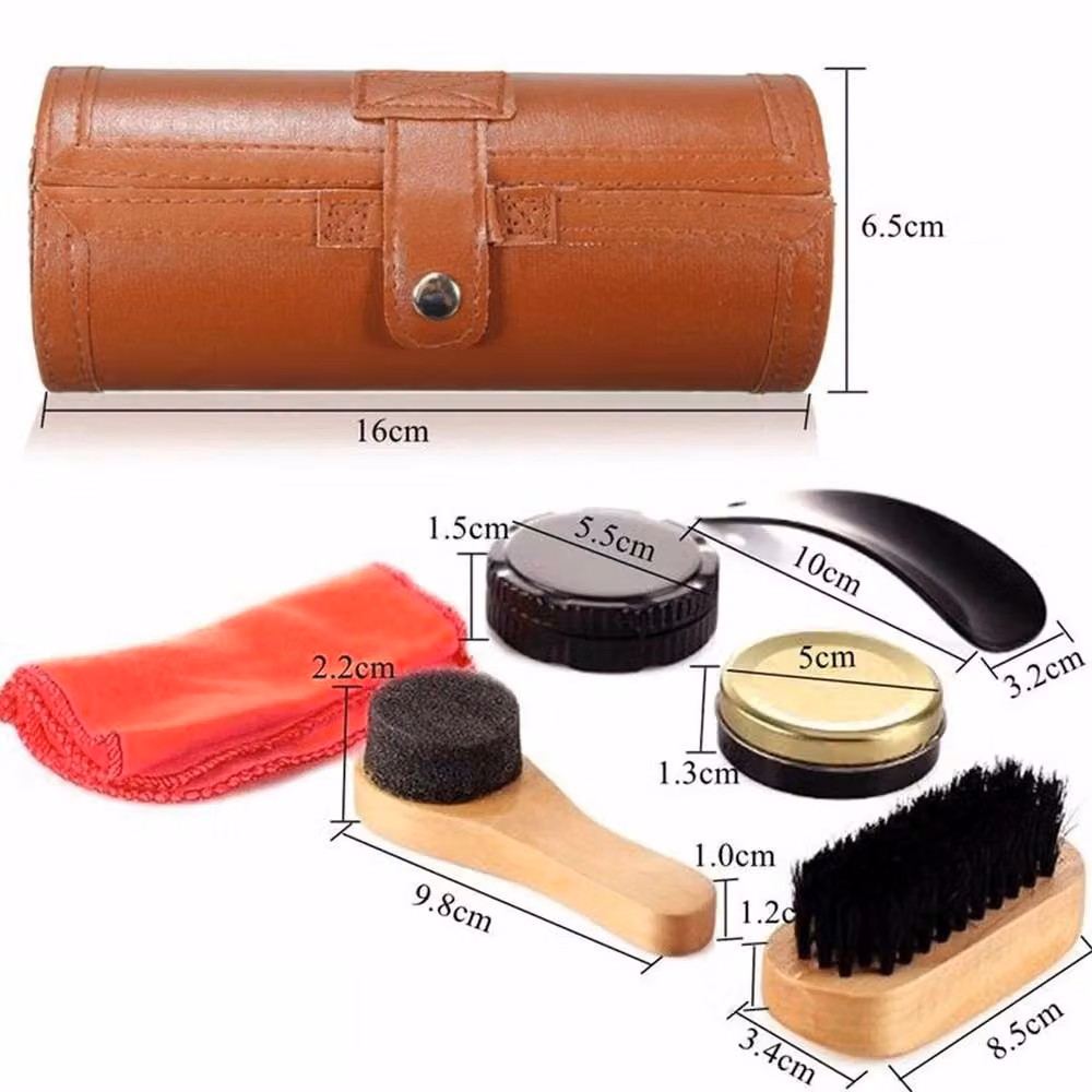 Nestlune Shoe Cleaning Care Kit Set for Brown and Black Leather, W/D/H: 100 x 15 x 15 cm – 2