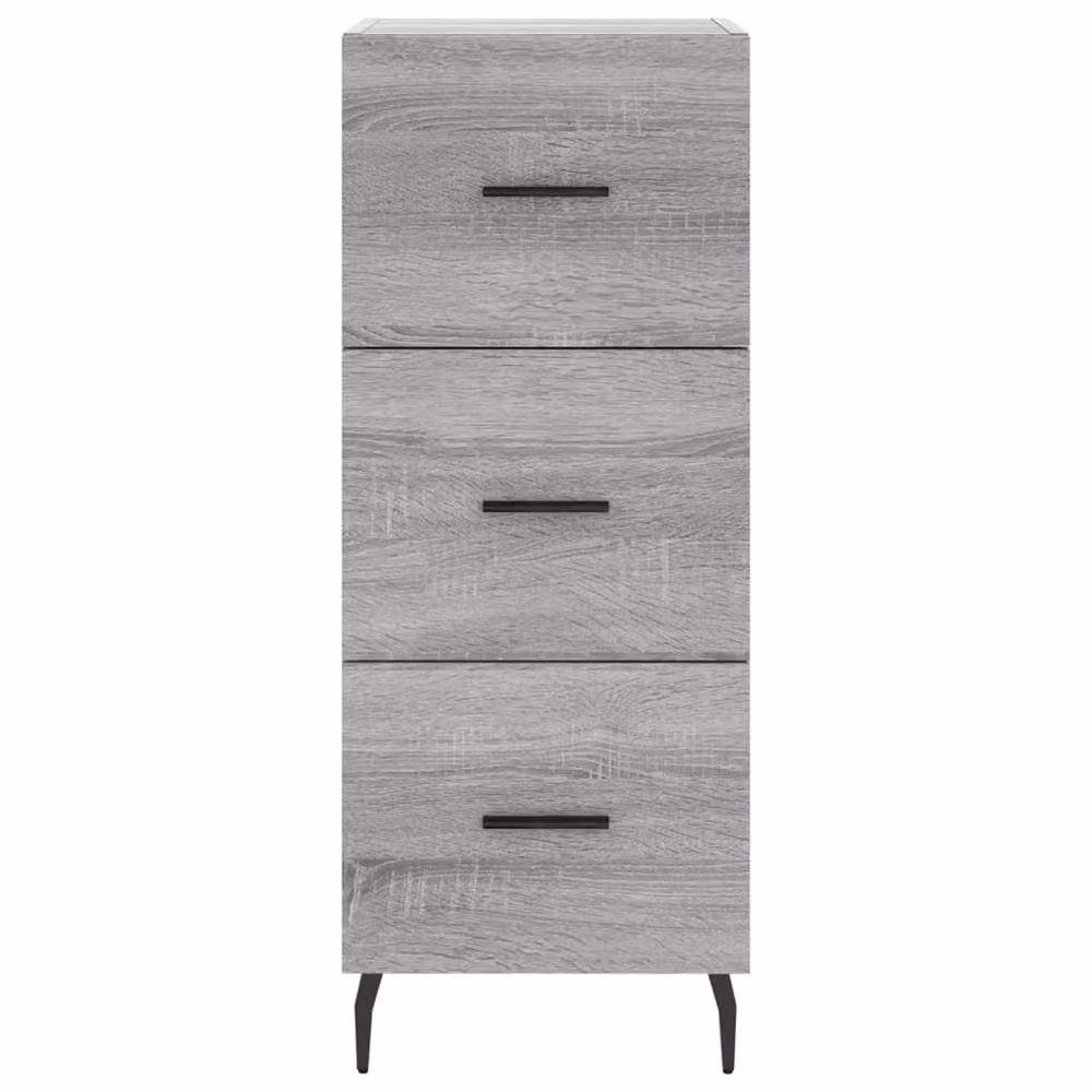 Berkfield Home Grey Sonoma Sideboard in Engineered Wood, W/D/H: 34.5 x 34 x 90 cm – 3