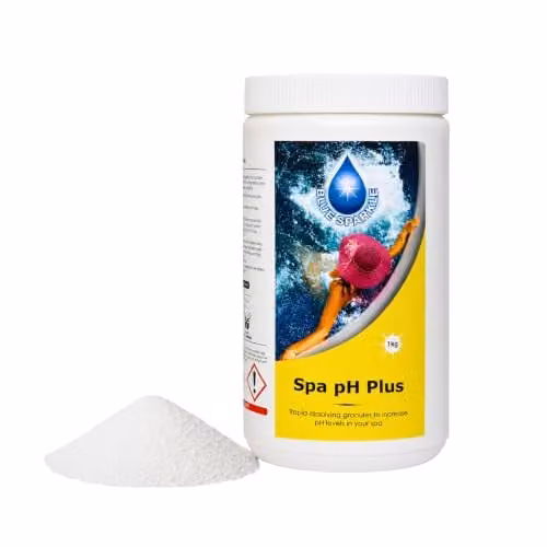 Shatchi Blue Sparkle pH Plus Increaser Granules for Hot Tubs and Swimming Pools, 1 kg