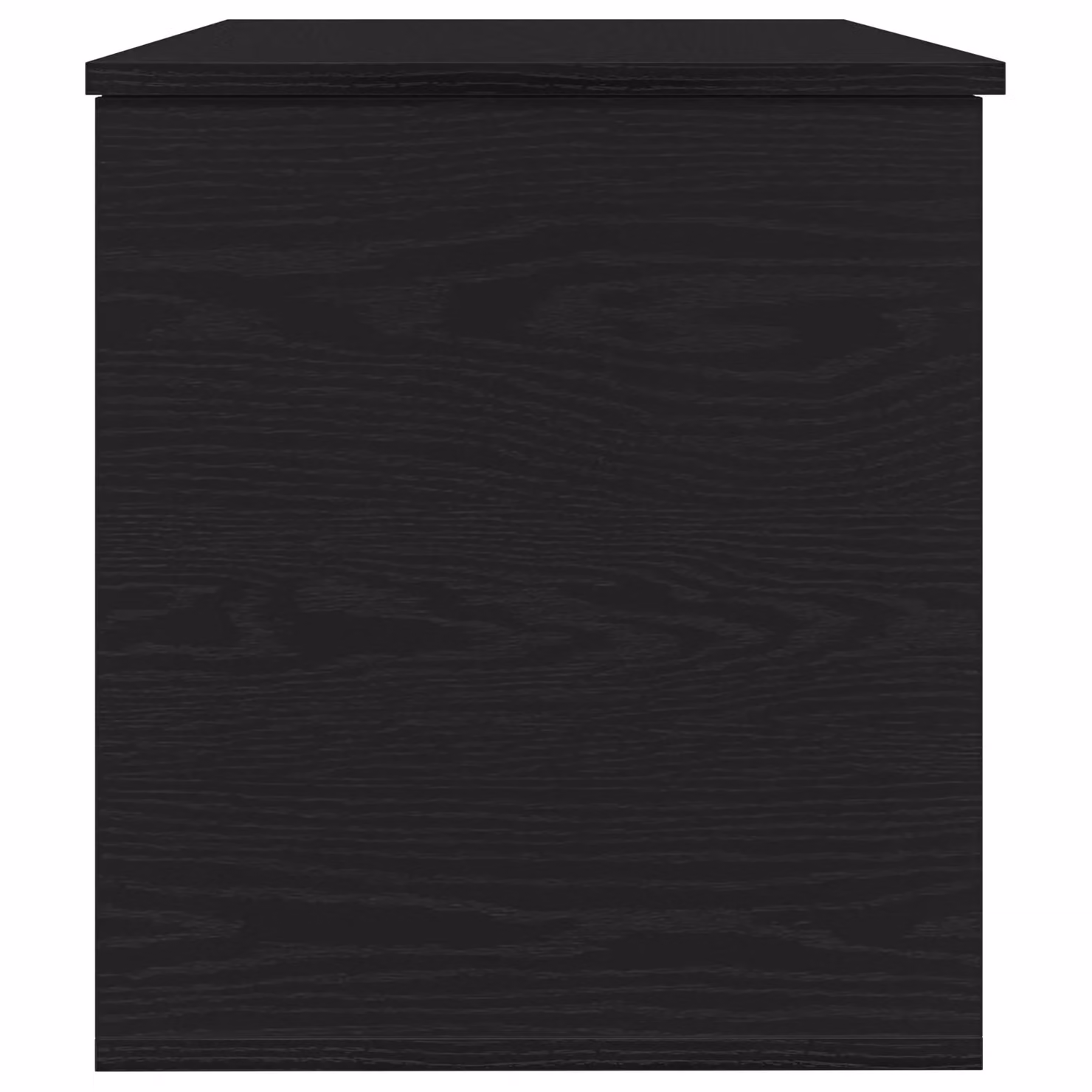 Berkfield Home Storage Box with Lid in Black Oak, W/D/H: 100 x 42 x 46 cm – 4