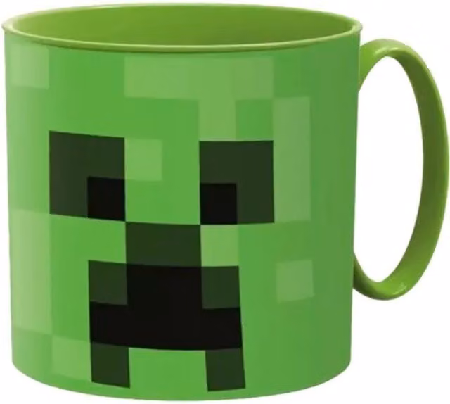Minecraft Creeper Licenced Micro Mini Mug, Green, 265 ml