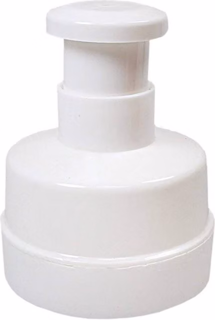 KDMD Reusable White 95mm Round Plastic Quarter Pounder Burger Mould Press Maker