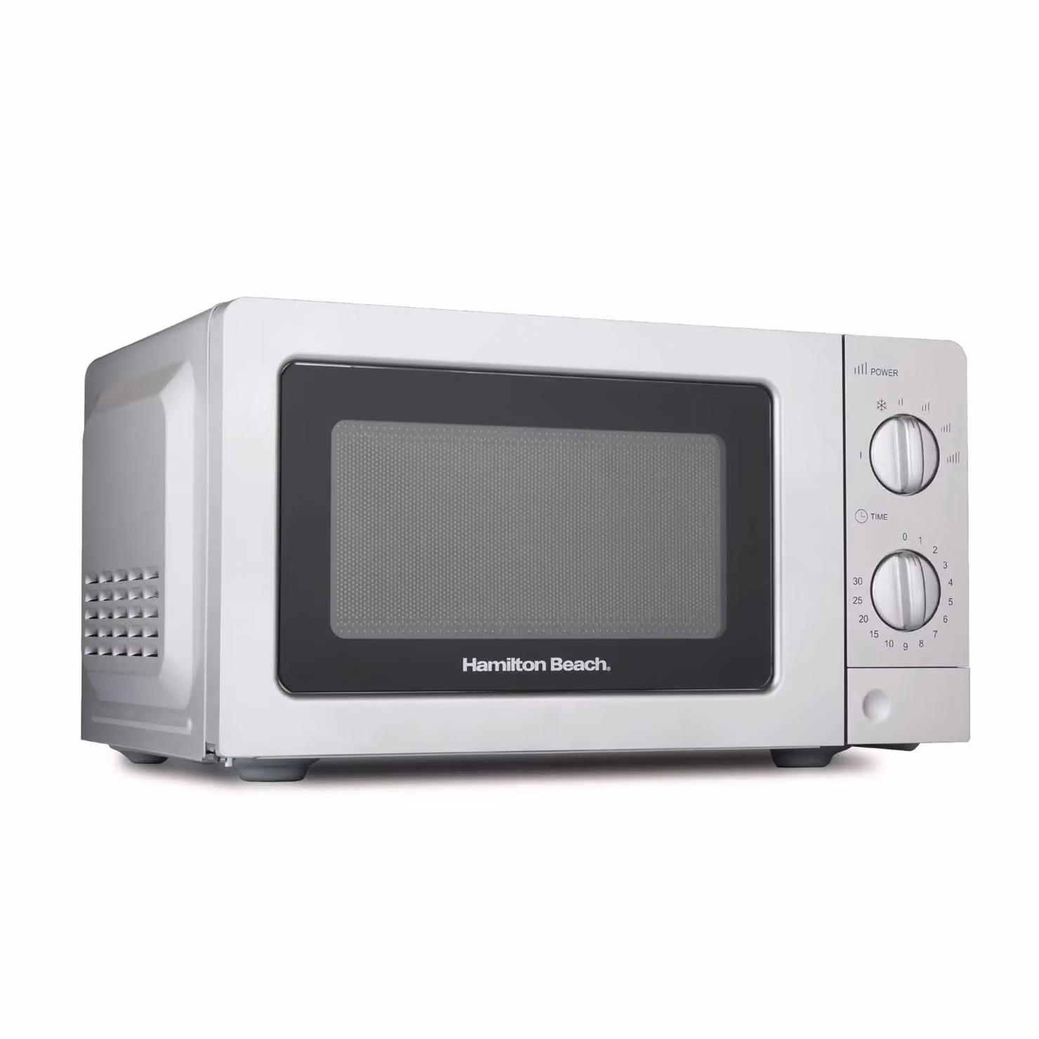 Hamilton Beach 20L Solo Microwave in Silver, 700W, W/D/H: 45.0 x 34.5 x 24.3 cm – 2
