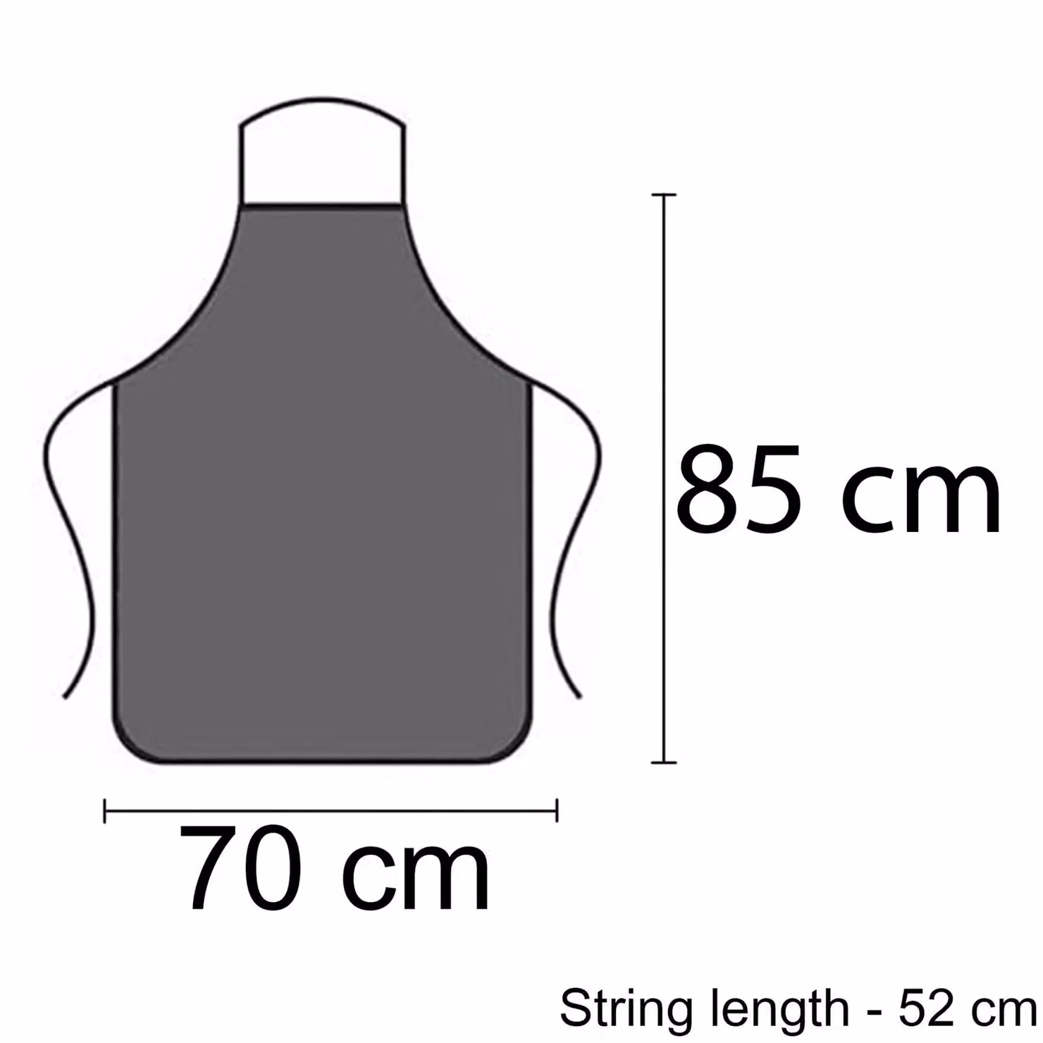 Shatchi Mrs Claus Festive Red Kitchen Apron, W/H: 70 x 85 cm – 4