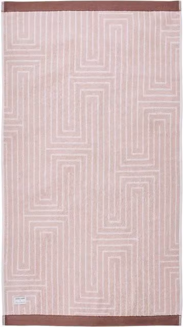 Murmur Pia Cotton Terry Bath Sheet in Pink