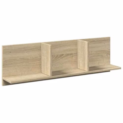 vidaXL Wall Cabinet in Sonoma Oak Brown, W: 100 cm, D: 30 cm, H: 16.5 cm – 1
