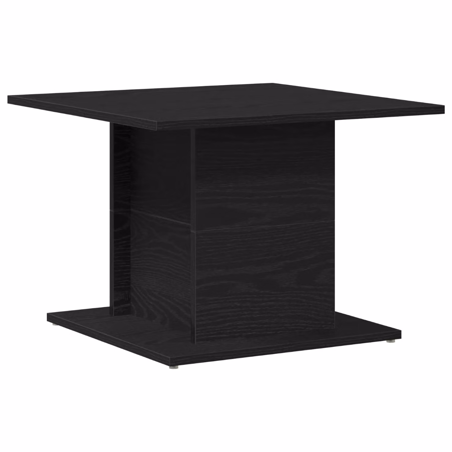 Berkfield Home Modern Square Coffee Table in Black Oak, W/D/H: 55.5 x 55.5 x 40 cm – 2