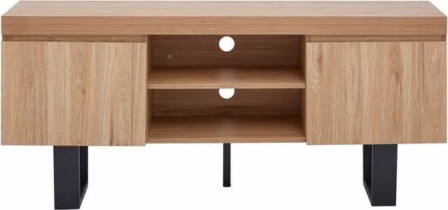 Orsina Oak Media Unit in Natural Brown – 1