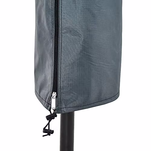 Outsunny Grey Polyester Parasol Cover for Cantilever Umbrellas – 4
