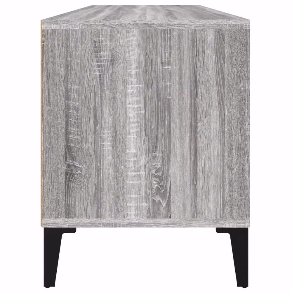 Berkfield Home Grey Sonoma TV Cabinet in Engineered Wood W/D/H: 100 x 34.5 x 44.5 cm – 3