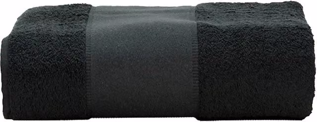 ARTG Print-Me Big Cotton Terry Towel in Black – 1