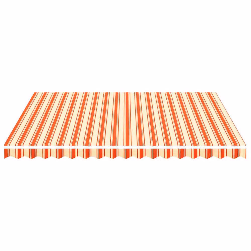 Berkfield Home Replacement Polyester Awning Fabric in Yellow and Orange, 4 x 3.5 m – 2